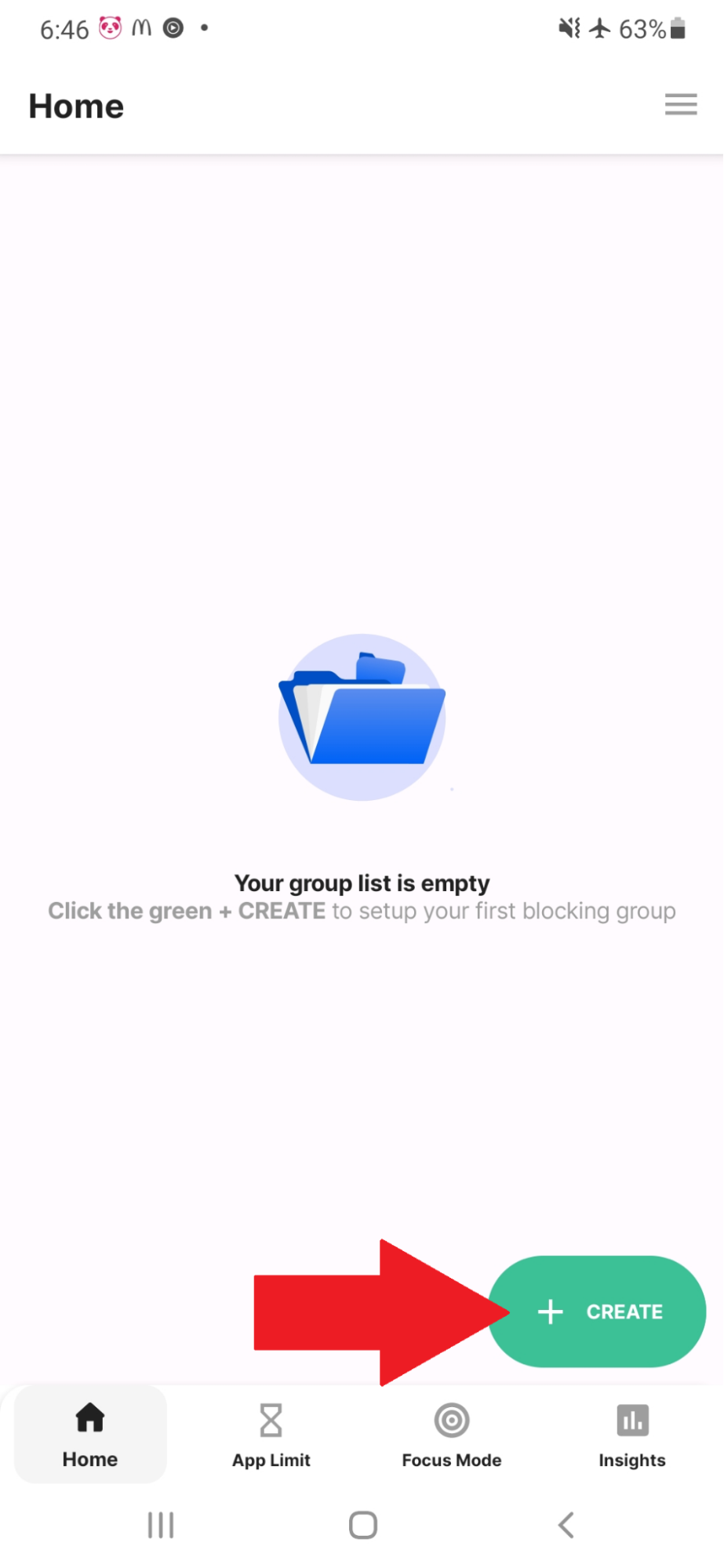 Create a new block group